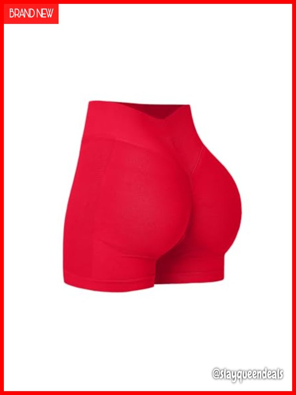 Seamless High Waist Biker Shorts Scrunch Workout Gym Yoga Women